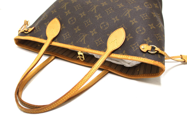 Louis Vuitton Classic Monogram Neverfull PM Tote Shoulder Bag