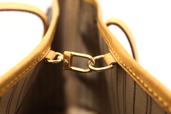 Louis Vuitton Classic Monogram Neverfull PM Tote Shoulder Bag