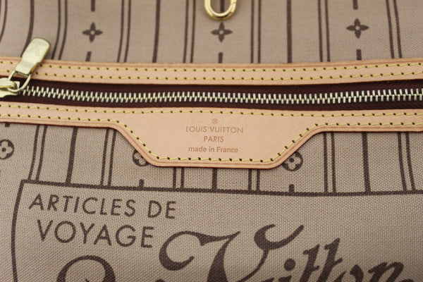 Louis Vuitton Classic Monogram Neverfull PM Tote Shoulder Bag