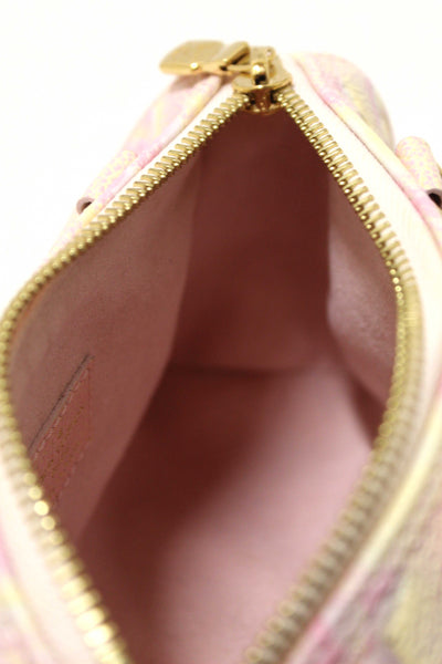 Louis Vuitton Pink Summer Stardust Monogram Empreinte Leather Nano Speedy Bag