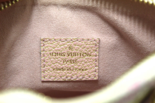 Louis Vuitton Pink Summer Stardust Monogram Empreinte Leather Nano Speedy Bag