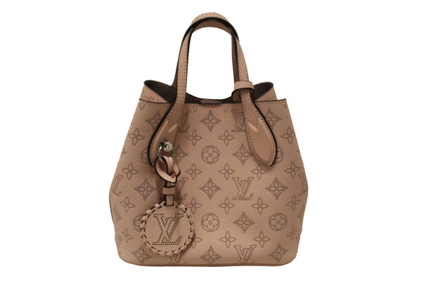 Louis Vuitton Pink Jasmin Mahina Perforated Calfskin Leather Blossom PM Handbag