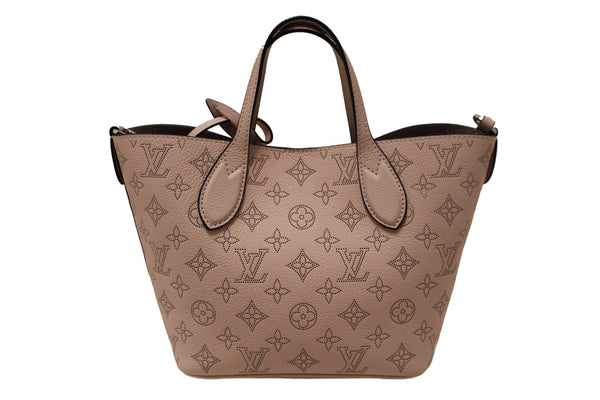 Louis Vuitton Pink Jasmin Mahina Perforated Calfskin Leather Blossom PM Handbag