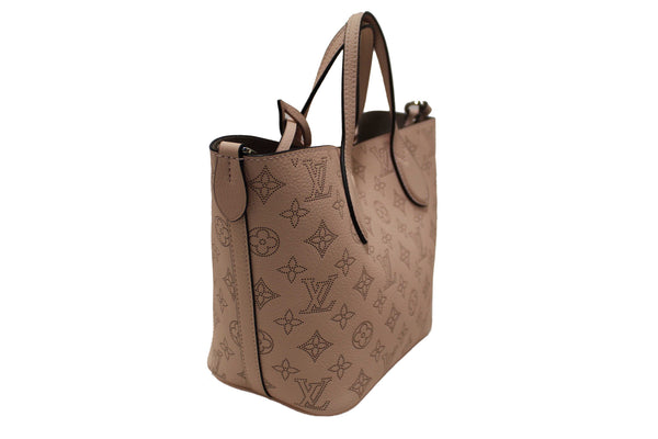 Louis Vuitton Pink Jasmin Mahina Perforated Calfskin Leather Blossom PM Handbag