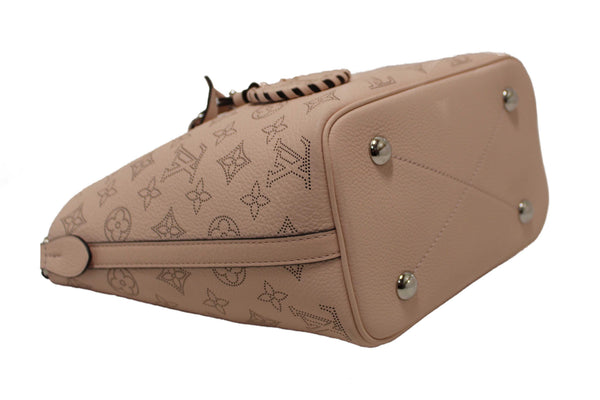 Louis Vuitton Pink Jasmin Mahina Perforated Calfskin Leather Blossom PM Handbag