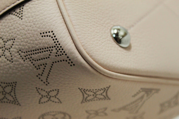 Louis Vuitton Pink Jasmin Mahina Perforated Calfskin Leather Blossom PM Handbag