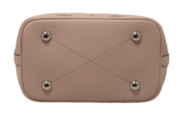 Louis Vuitton Pink Jasmin Mahina Perforated Calfskin Leather Blossom PM Handbag