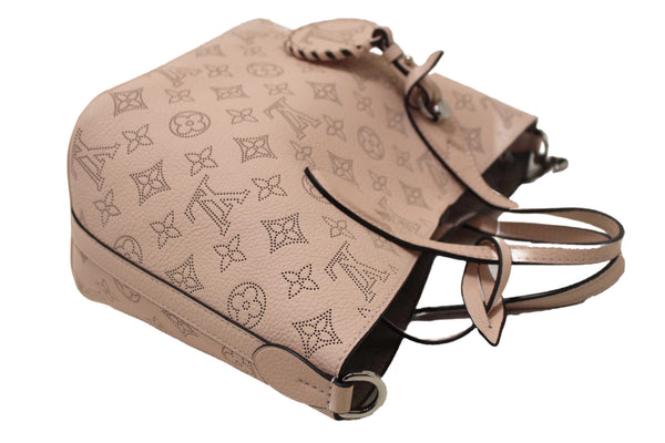 Louis Vuitton Pink Jasmin Mahina Perforated Calfskin Leather Blossom PM Handbag