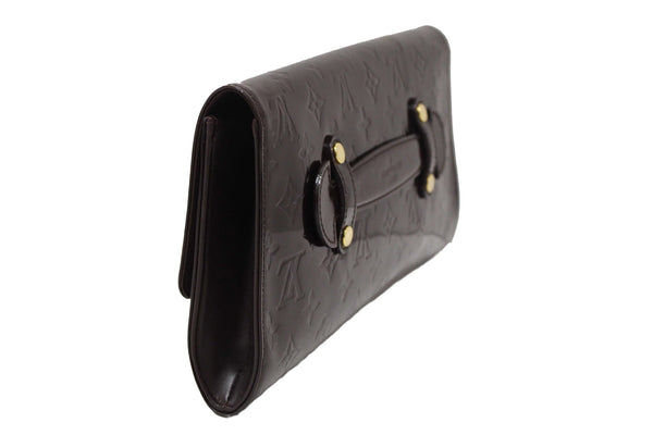 Louis Vuitton Amarante Monogram Vernis Leather Robertson Clutch