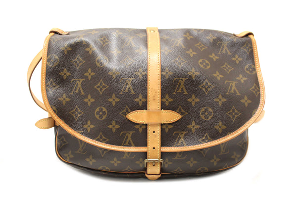 Louis Vuitton Classic Monogram Canvas Saumur 30 Messenger Bag