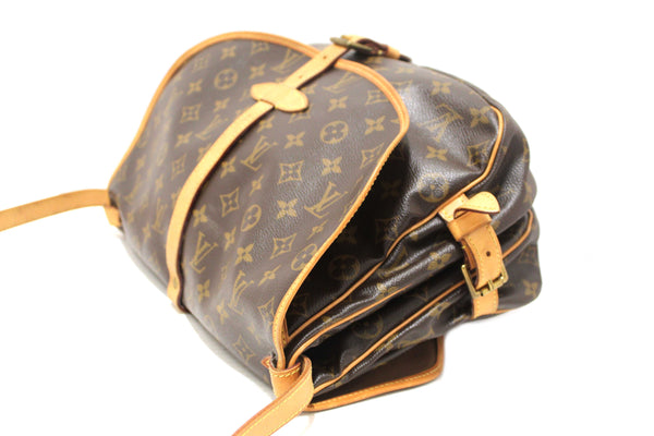 Louis Vuitton Classic Monogram Canvas Saumur 30 Messenger Bag