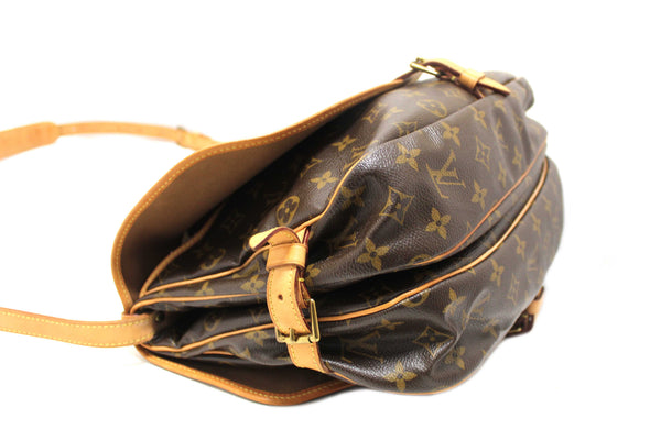 Louis Vuitton Classic Monogram Canvas Saumur 30 Messenger Bag