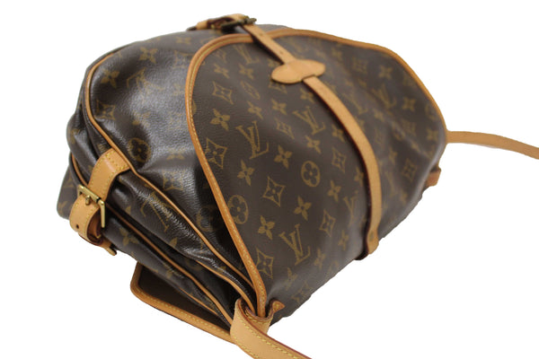 Louis Vuitton Classic Monogram Canvas Saumur 30 Messenger Bag