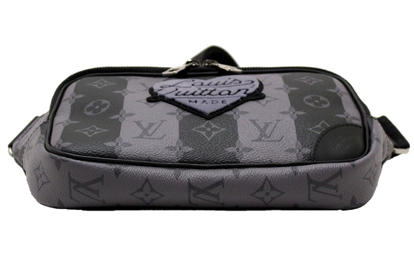 LOUIS VUITTON NEW Louis Vuitton x NIGO Monogram Eclipse Striped Canvas | Italystation.com - Shop Now at italystation.com