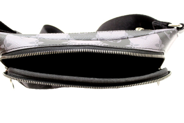 LOUIS VUITTON NEW Louis Vuitton x NIGO Monogram Eclipse Striped Canvas | Italystation.com - Shop Now at italystation.com