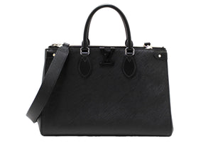 Louis Vuitton Black Epi Leather Grenelle MM Tote Bag