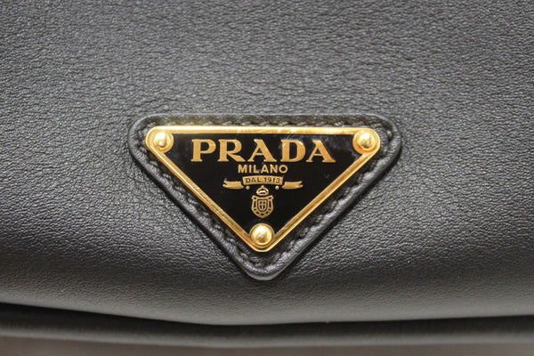 Prada Black Leather Darling Hand and Shoulder Bag
