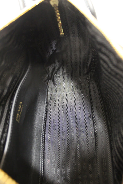 Prada Black Leather Darling Hand and Shoulder Bag