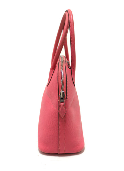 Hermes Pink Bolide 27 Epsom Leather Handbag/Shoulder Bag