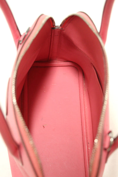 Hermes Pink Bolide 27 Epsom Leather Handbag/Shoulder Bag