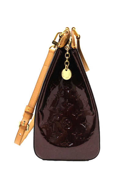 Louis Vuitton Amarante Vernis Leather Brea PM Shoulder Bag