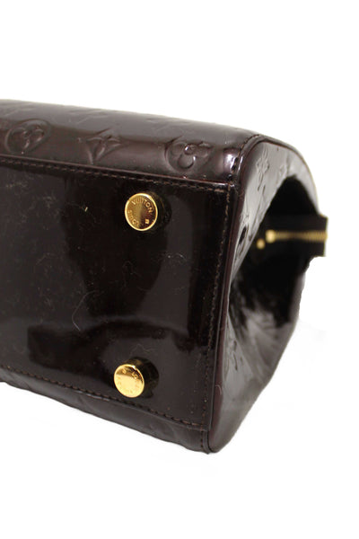 Louis Vuitton Amarante Vernis Leather Brea PM Shoulder Bag