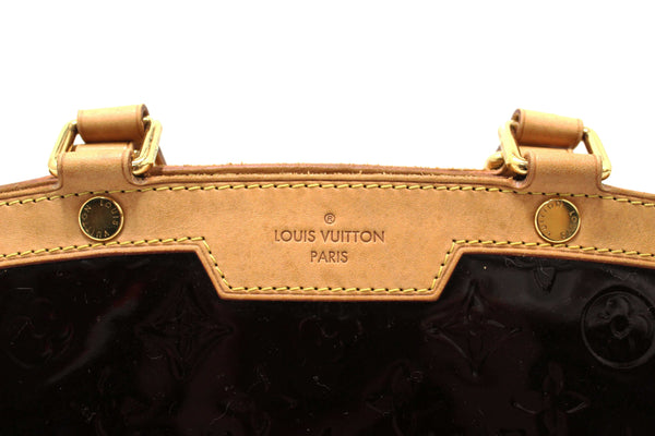 Louis Vuitton Amarante Vernis Leather Brea PM Shoulder Bag