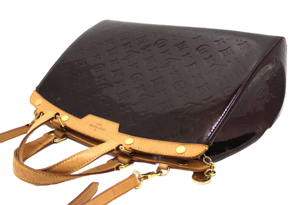 Louis Vuitton Amarante Vernis Leather Brea PM Shoulder Bag