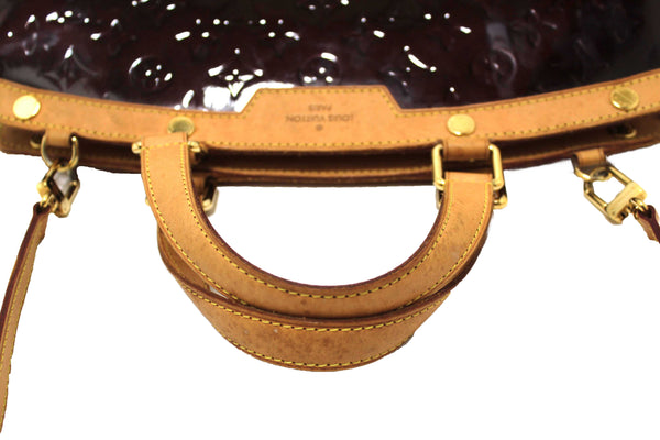 Louis Vuitton Amarante Vernis Leather Brea PM Shoulder Bag