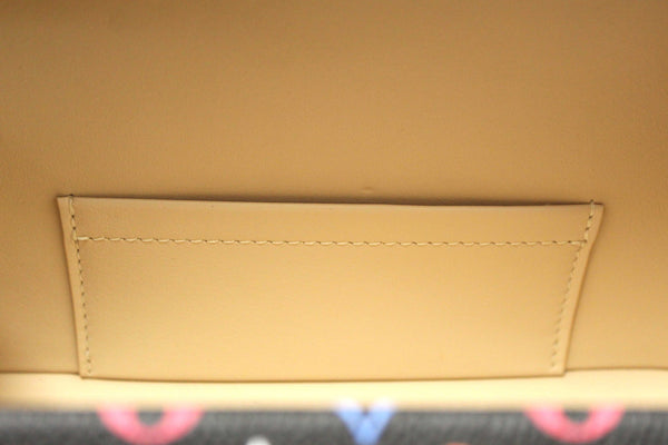 Louis Vuitton Black Monogram Multicolor Game On Petite Malle Clutch Bag