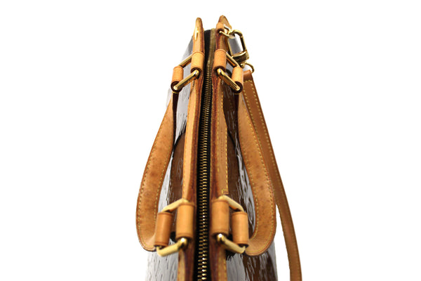 Louis Vuitton Amarante Vernis Leather Brea PM Shoulder Bag