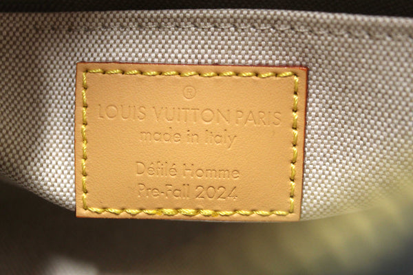 Louis Vuitton Damier Denim 3D Cotton Canvas Speedy 18 Bandoulière Bag