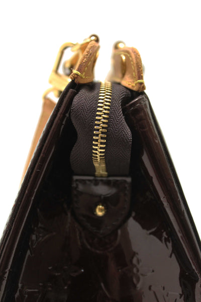 Louis Vuitton Amarante Vernis Leather Brea PM Shoulder Bag