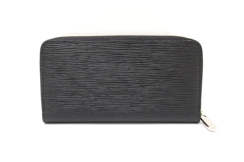 Louis Vuitton Black Epi Leather Zippy Wallet