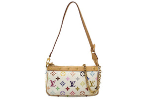 Louis Vuitton White Multicolor Monogram LV x TM Pochette Accessoires