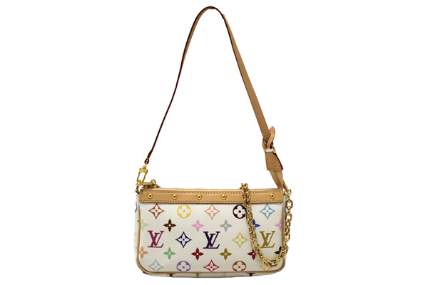 Louis Vuitton White Multicolor Monogram LV x TM Pochette Accessoires
