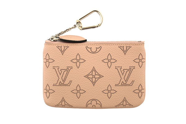 NEW Louis Vuitton Magnolia Mahina Calf Leather Key Pouch