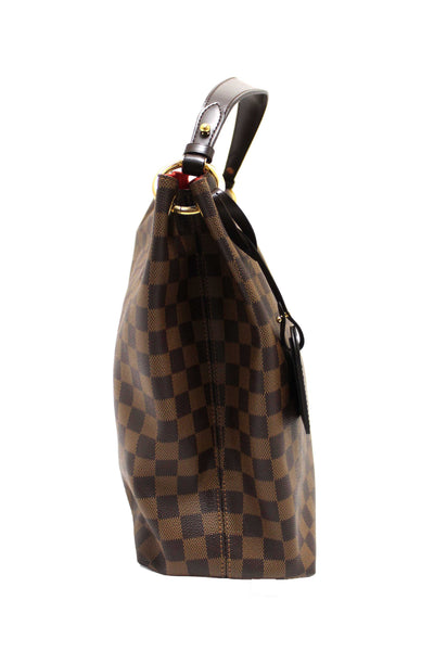 Louis Vuitton Damier Ebene Graceful MM Hobo Shoulder Bag