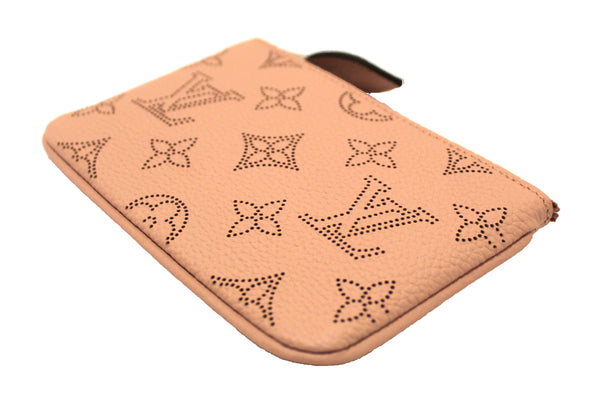 NEW Louis Vuitton Magnolia Mahina Calf Leather Key Pouch