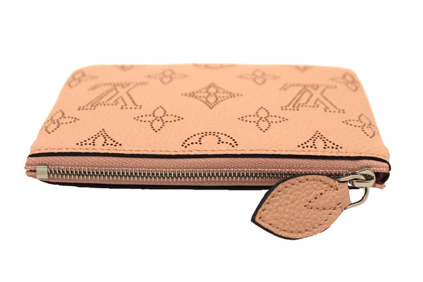 NEW Louis Vuitton Magnolia Mahina Calf Leather Key Pouch