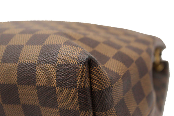 Louis Vuitton Damier Ebene Graceful MM Hobo Shoulder Bag