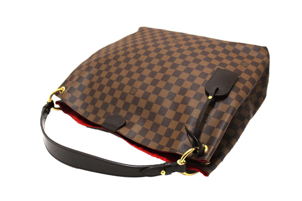 Louis Vuitton Damier Ebene Graceful MM Hobo Shoulder Bag