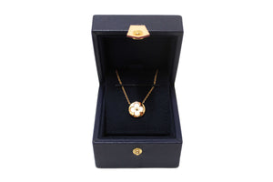Louis Vuitton Pink Gold and White Mother-Of-Pearl Color Blossom Sun Pendant Necklace