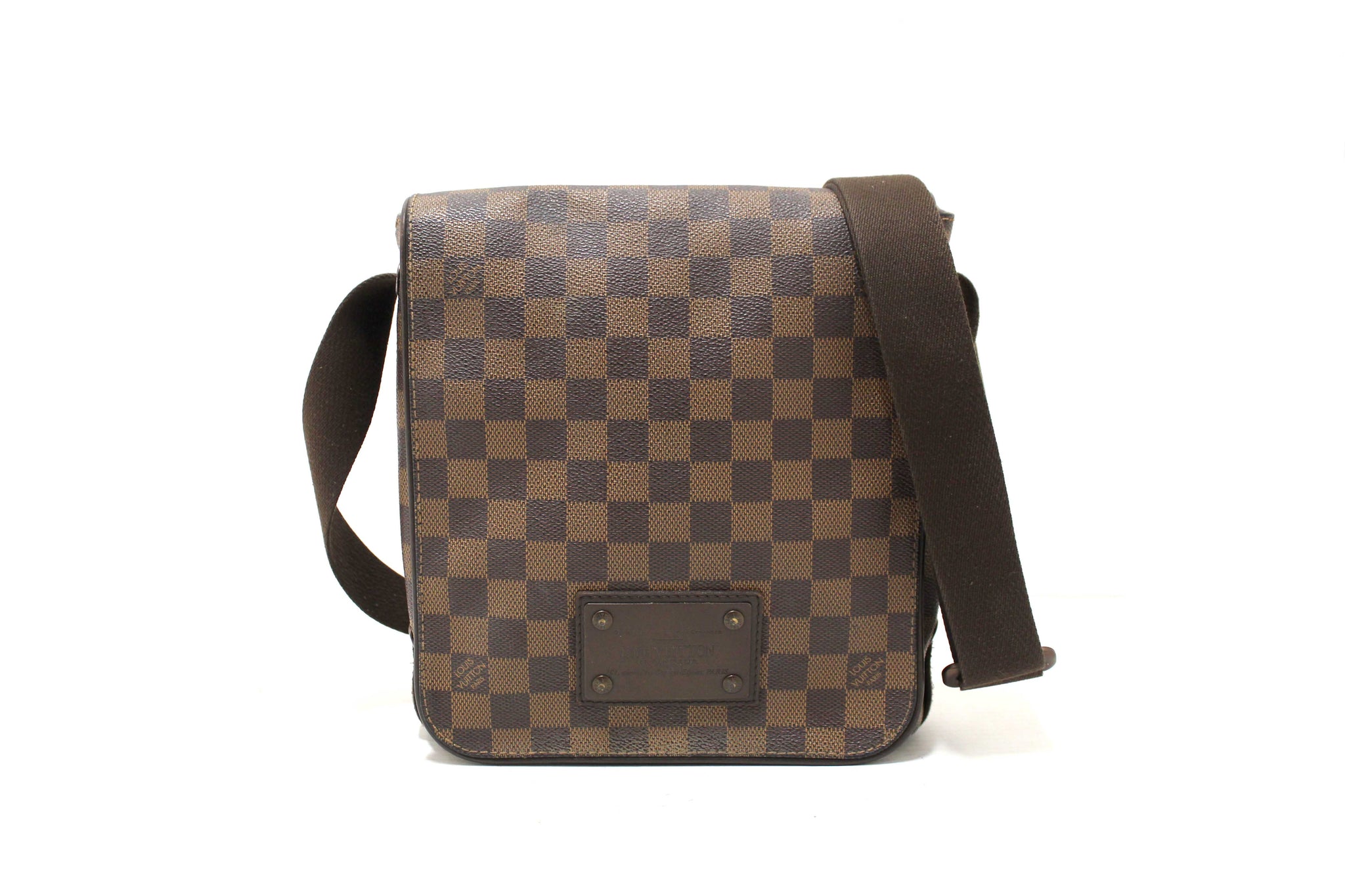 Louis Vuitton Damier Ebene Brooklyn PM Messenger Bag