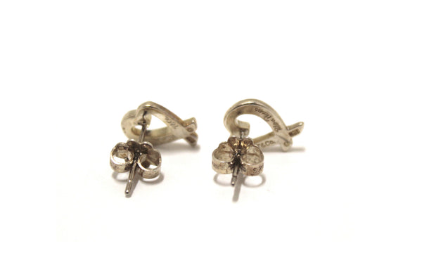 Tiffany & Co. Sterling Silver 925 Picasso Heart Earrings
