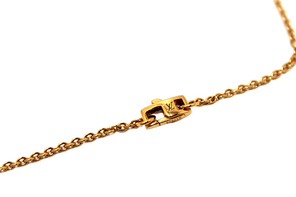 Louis Vuitton Pink Gold and White Mother-Of-Pearl Color Blossom Sun Pendant Necklace