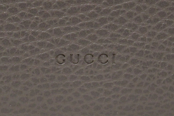 NEW Gucci Grey Leather Dionysus Mini Chain Wallet