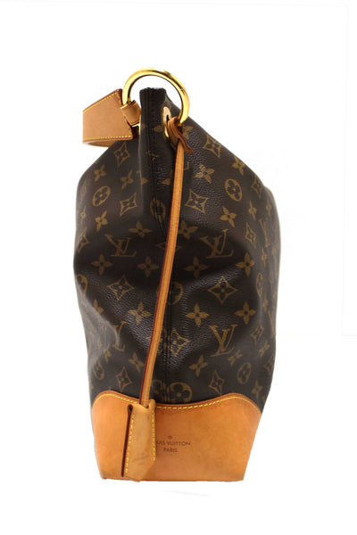 Louis Vuitton Classic Monogram Berri MM Hobo Shoulder Bag