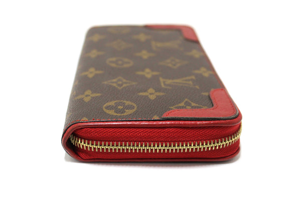 Louis Vuitton Cerise Monogram Retiro Zippy Long Wallet