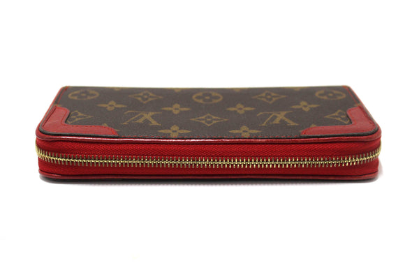 Louis Vuitton Cerise Monogram Retiro Zippy Long Wallet